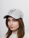 Бейсболка 47 BRAND арт. K-STMCD03WHV-CC Chicago Bulls NBA (светло-серый)